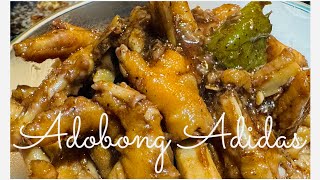 ADOBONG ADIDAS // Sweet \u0026 Spicy Style Adobo #recipes #adidas #chickenfeet #food