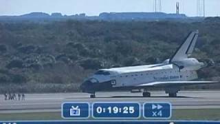 Space Shuttle Atlantis/STS-129 landing(Fastforward)