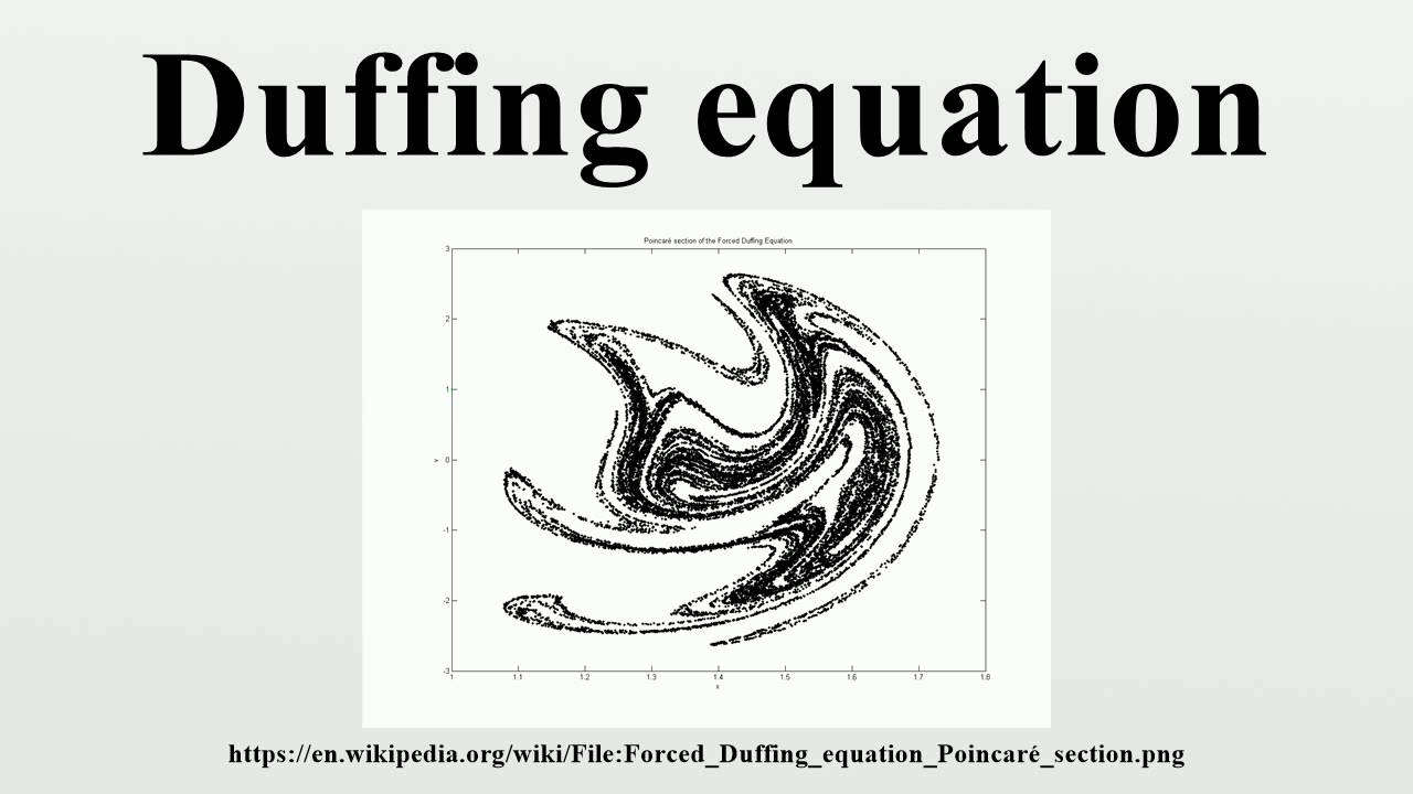 Duffing Equation - YouTube