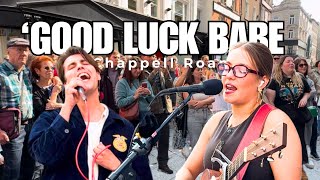 Incredible FAMOUS Singer sings with me - Good Luck Babe - Chappell Roan Allie Sherlock Cover