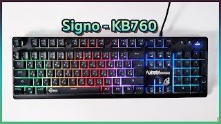 รีวิวคีย์บอร์ด Signo KB-760 Pandorus