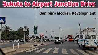 Sukuta to Airport Junction Drive: Gambia OIC Road Highlights Coastal Road Bridge Flyover Africa