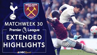 Tottenham Hotspur v. West Ham United | PREMIER LEAGUE HIGHLIGHTS | 3/20/2022 | NBC Sports