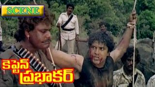 Forest officer fighting with villans - Captain Prabhakar | SarathKumar | Ramya Krishna | V9 Videos