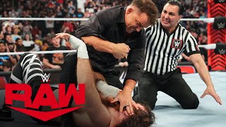 Chad Gable attacks Sami Zayn during “Big” Bronson Reed’s match: Raw highlights,