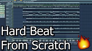 I Made a Hard Plug Beat from Scratch in FL Studioooooooooooooooooo