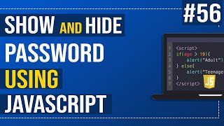 Show and Hide Password Toggle Button Using JavaScript | Javascript Tutorial