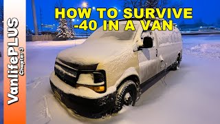 How to Survive Winter in a Van WITH ONLY 6 Things!