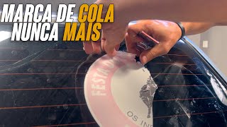 COMO TIRAR COLA DE ADESIVO DO CARRO