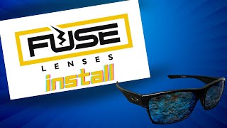 Fuse Lenses review/ Installation into Oakley Twoface frames