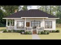 Cozy Small 3 bedroom House Design With Floor Plan