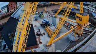 Timelapse of the installation of the restored Scotch Derrick Crane at North End Shipyard, Hull.