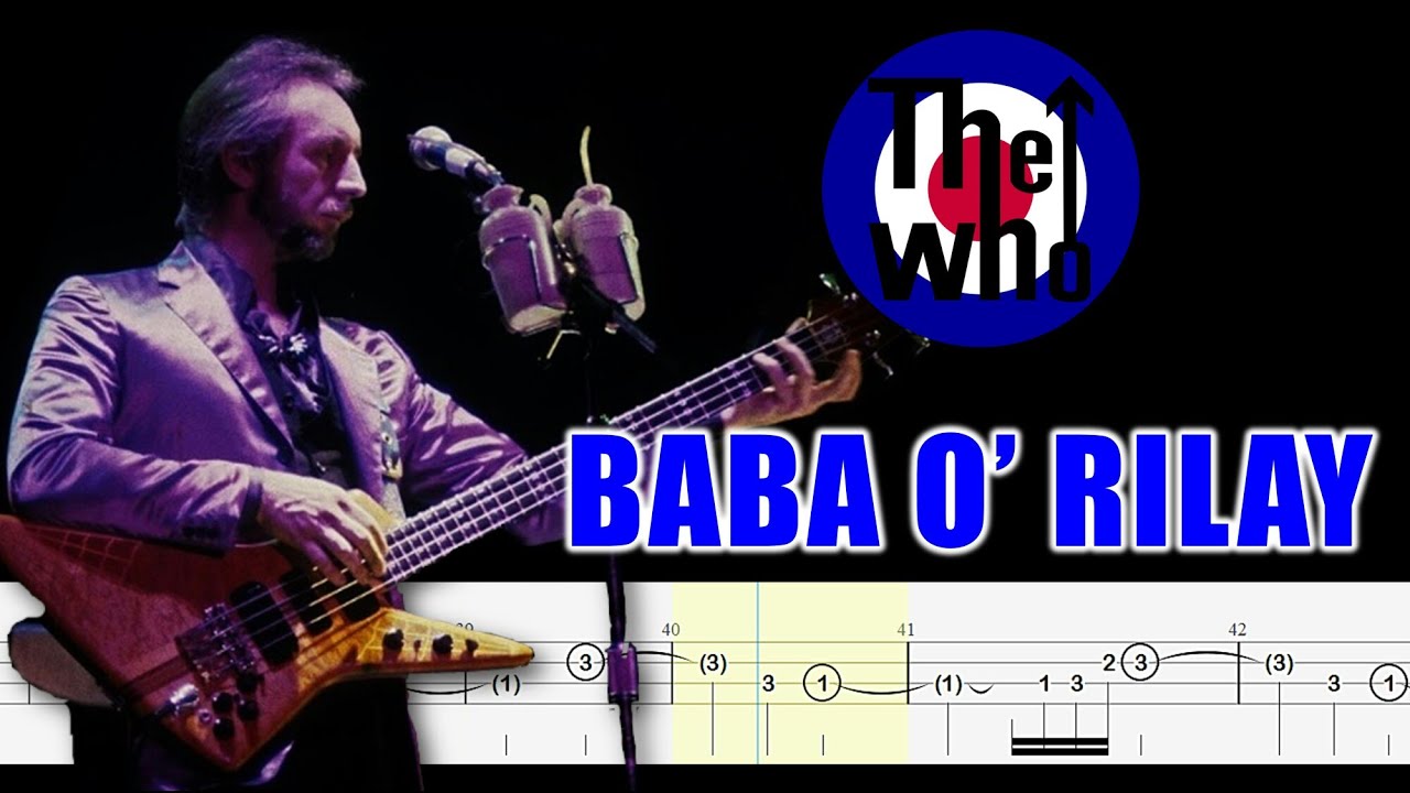 The Who - Baba O'riley (Bass Tabs + Tutorial) By John Entwistle - YouTube