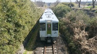 [ド迫力] キハ110系200番台2両編成 八高線ワンマン高崎行き 高麗川～毛呂