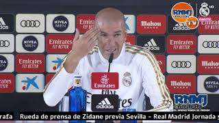 Rueda de prensa de ZIDANE previa Sevilla - Real Madrid Jornada 05 (21/09/19)