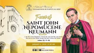 Baclaran Church: Feast of Saint John Nepomucene Neumann, Bishop