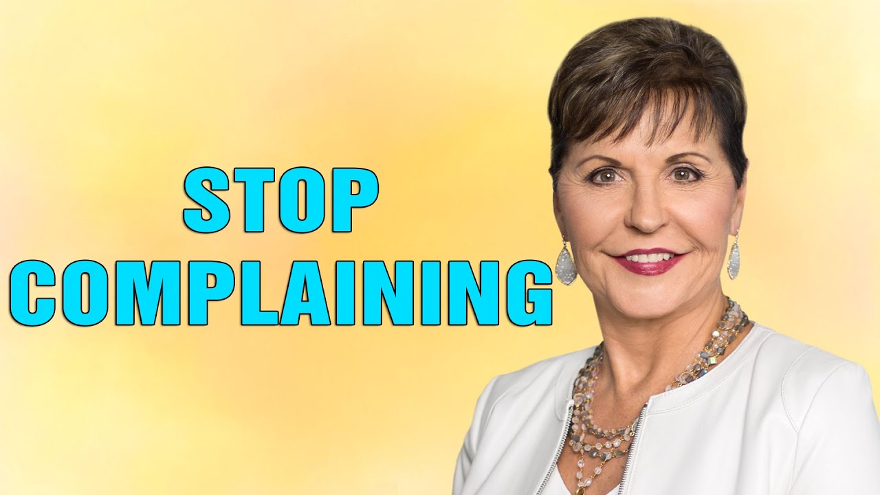 Joyce Meyer 2021 | Stop Complaining | Enjoying Everyday Life - YouTube