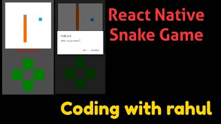 Snake game in React native | React native games tutorial