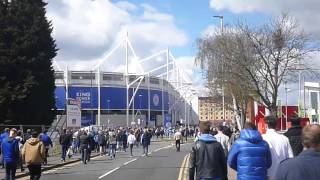Leicester City vs West Ham - Walk to the King Power stadium and build up