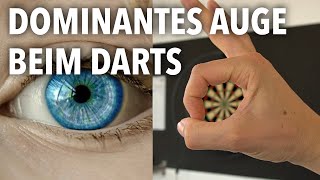 DOMINANTES AUGE BEIM DARTS: Wie finde ich es heraus? | Tipps \u0026 Tricks beim Darts | myDartpfeilTV