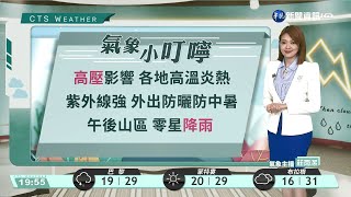 天氣高溫炎熱 慎防熱傷害｜華視生活氣象｜華視新聞 20220721