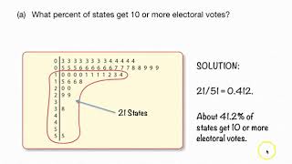 Lesson 1 4 Interpreting a Stemplot Example