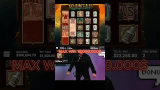 MAX WIN WANTED DEAD OR LIVE \u0026 ROSHTEIN STREAM #casino #jackpot #money #maxwin #slots #lotery