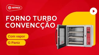 Forno Turbo de Convecção Com Vapor e Pedra Refratária - Modelo FCVL 35 - G Paniz