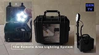 Modified Makita Bosch 18v compatible Remote Area Lighting System for Emergency, worksite and camping