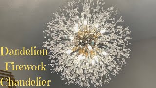 Chandelier Installation | Dandelion Firework Chandelier