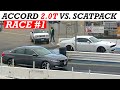 2020 Honda Accord Sport 2.0T vs. 2020 Dodge Challenger R/T Scat Pack Widebody: Race #1