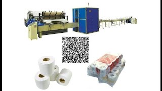 High speed toilet tissue paper making machine production line