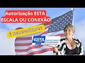 COMO FAZER ESCALA OU CONEXÃO NOS ESTADOS UNIDOS SEM VISTO. ** Somente com Autorização ESTA **