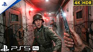 (PS5) Escape from a German Prison | Realistic Gameplay [4K60FPS] Call of Duty