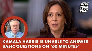 Kamala Harris is unable to answer basic questions on ‘60 Minutes’
