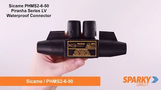 Sicame PHMS2-6-50 | Piranha Series LV Waterproof Connector