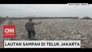 Lautan Sampah di Teluk Jakarta