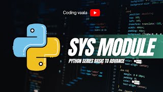 Python Tutorial #31 SYS Module