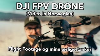 Dj Fpv Drone Flight Test - HVEM er denne dronen for!? (Norwegian)