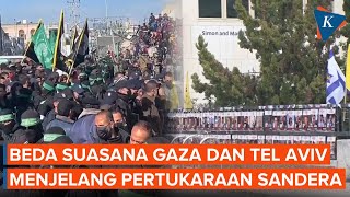 Atmosfer Berbeda Gaza dan Tel Aviv Jelang Pertukaran Sandera, Seperti Apa?