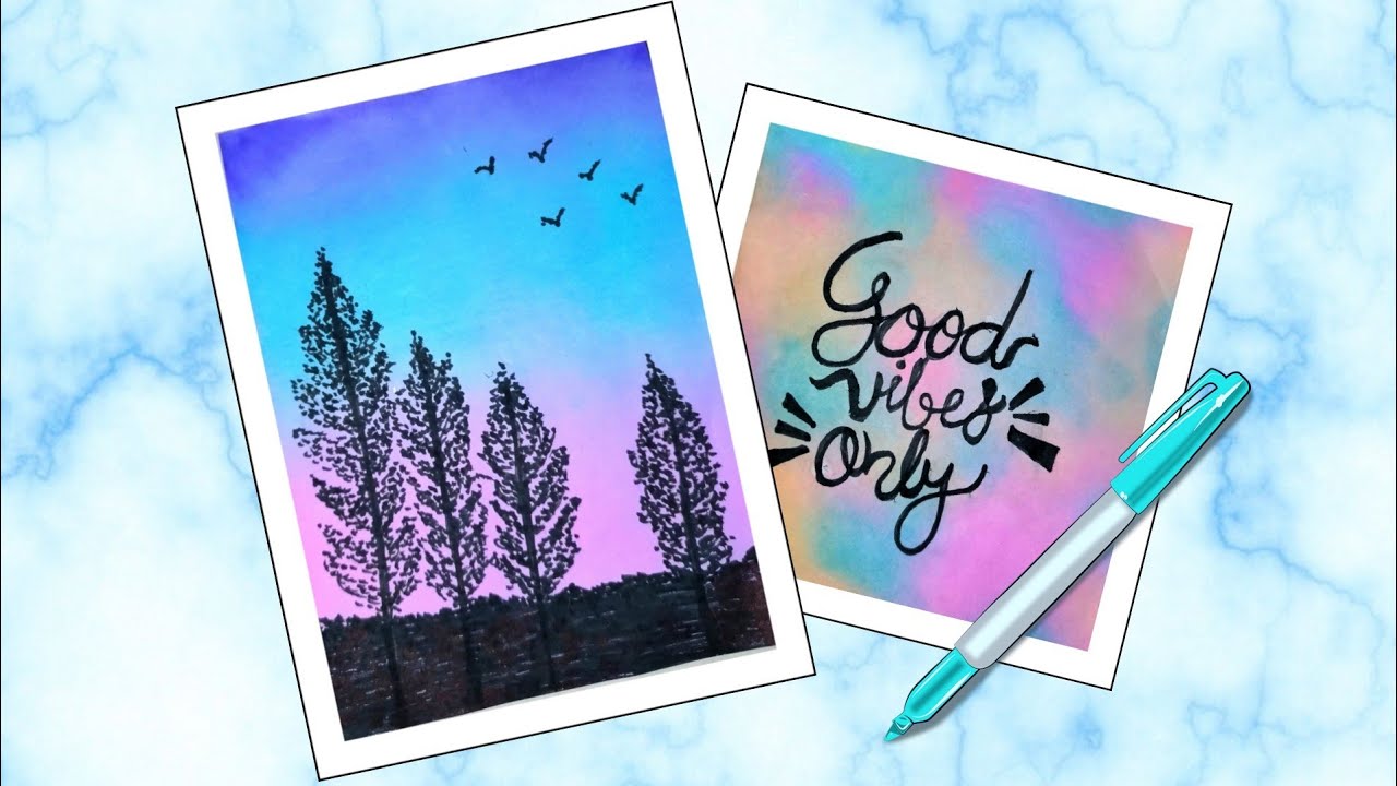 Sketch Pen Drawing Ideas Entire Collection Www Pinnaxis