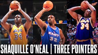 Shaquille O'Neal Three Pointer Compilation ᴴᴰ