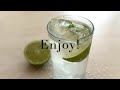 simple gin cocktail salted lime rickey