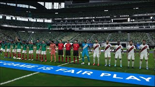 México vs Perú - Amistoso Internacional  | Gameplay Pes 2021