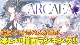 【ARCAEA】始めて1ヶ月ほど経ったけど、叩いて楽しい譜面・曲をランキングにしてみた！【ゆっくり】