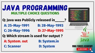 Java Programming MCQs Question And Answer | Java MCQ | Java Programming For Beginners | Java Script