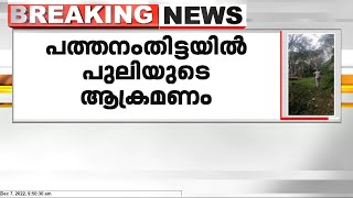 പത്തനംതിട്ട കൂടൽ പാക്കണ്ടത്ത് ടാപ്പിംഗ് തൊഴിലാളിയെ പുലി ആക്രമിച്ചു