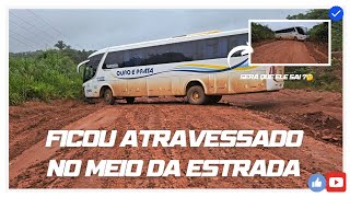 OUTRO ÔNIBUS DO OURO E PRATA FICOU ATRAVESSANDO NO MEIO DA ESTRADA 😬🤦‍♂️