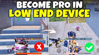 How to Become Pro Player in Low End Device | Low End Device Lag Fix | Tips & Tricks BGMI/PUBG Mobile
