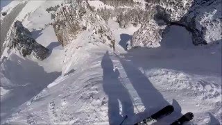 Skiing Kirkwood's Heart Chute